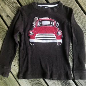 Gymboree thermal top with red truck